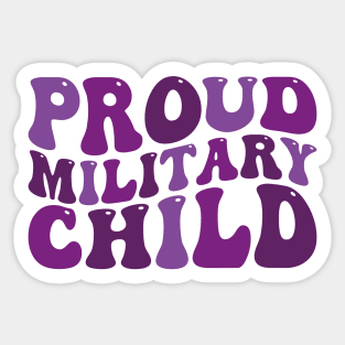 proud military child Sticker